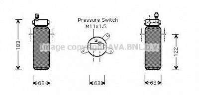 AVA QUALITY COOLING rtd288 -  Осушитель, кондиционер